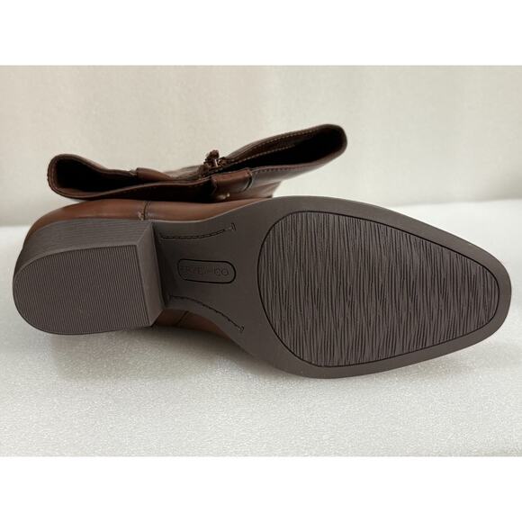 Frye and Co. Womens Sheldon‎ Stacked Heel Cowboy Boots Size 8.5M FO10184 - Picture 9 of 11